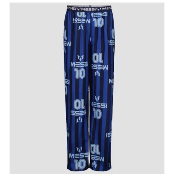 Messi Other - Boys Messi Pajama Pants Blue Size Medium M Soccer Sleep Lounge Pants